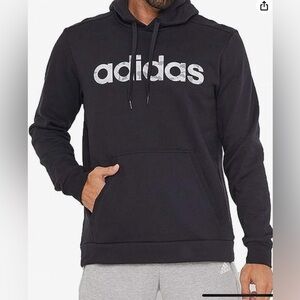 EUC Hoodie: Pullover, Dark Color w Slivery Blue Chest Logo, Kangaroo Pocket